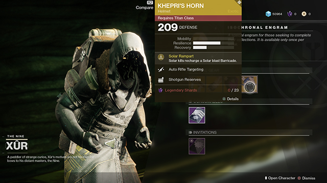 xur today