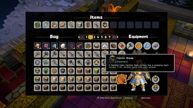 Dragon Quest Builders 2 Falcon Blade Upgrade Strongest Weapon