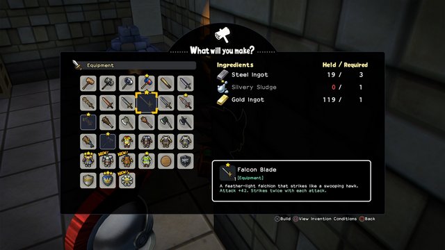 Dragon Quest Builders 2 Falcon Blade