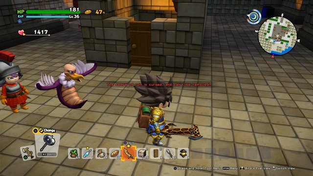 Dragon Quest Builders 2 Sword of Ruin is Cursed Warning small