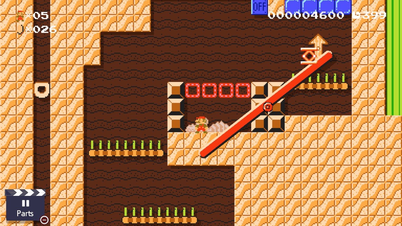 Super Mario Maker 2 Ancient Seesaw Fortress