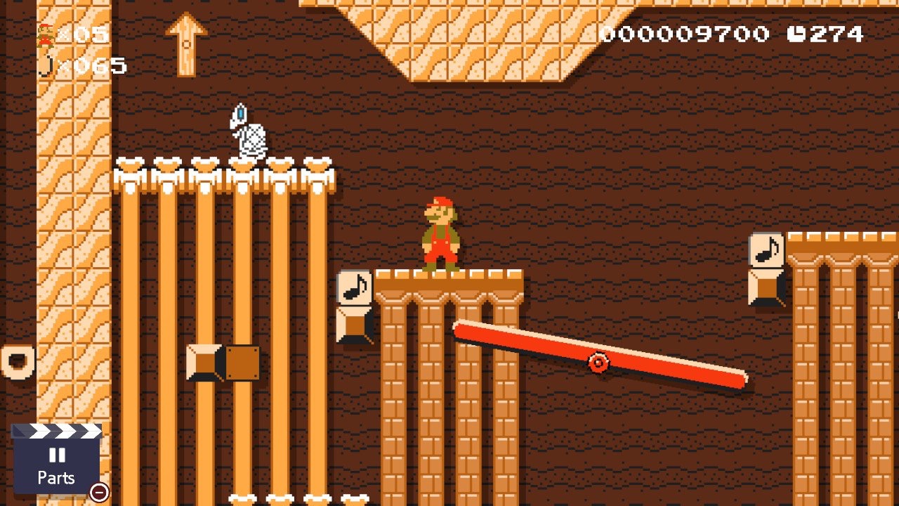 Super Mario Maker 2 Ancient Seesaw Fortress