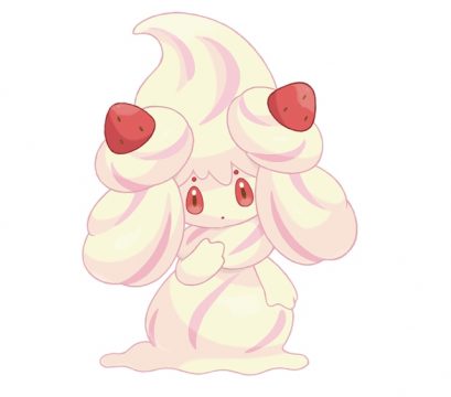 pokemon sword and shield official art alcremie