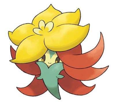 pokemon sword and shield official art gossifleur