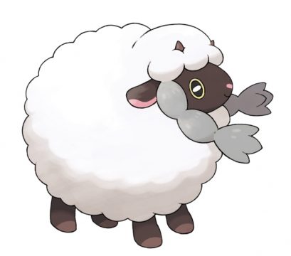 pokemon sword and shield official art wooloo