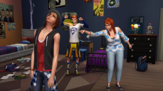 the sims 4 annoying teen