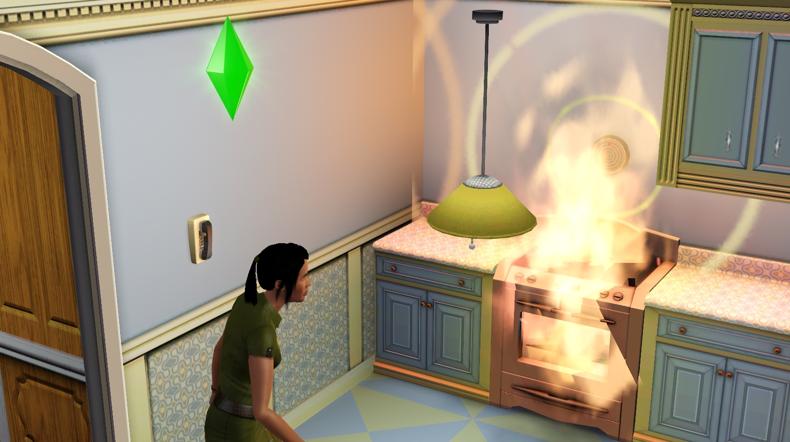 the sims 4 fire