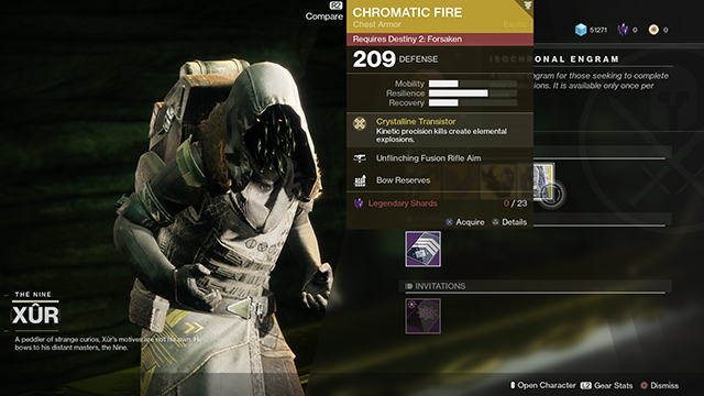 xur today