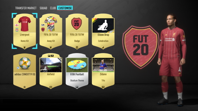 FIFA 20 FUT Customization