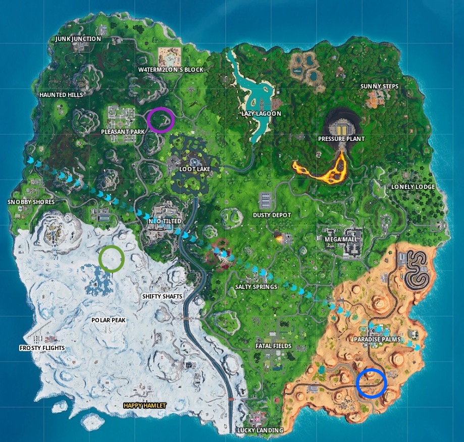 Stone Head location in Fortnite