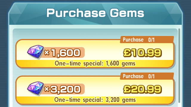 Pokemon Masters can't buy Gems error