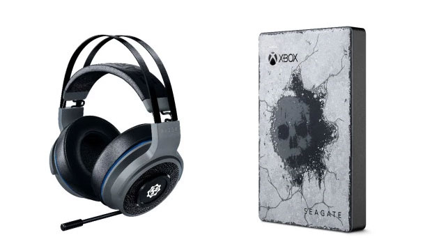 Gears 5 headset and hard drive