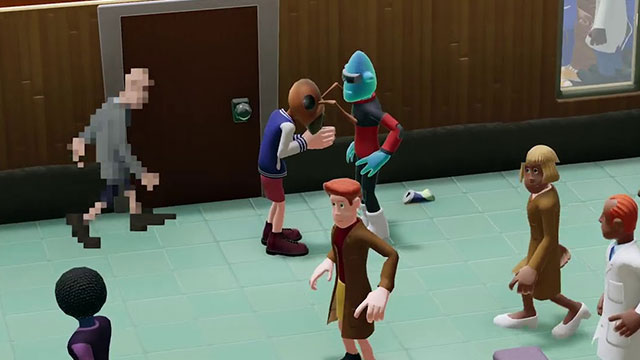 Two Point Hospital: Close Encounters DLC makes fun of the Storm Area 51 meme