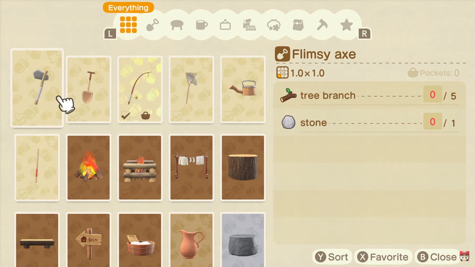 Animal Crossing: New Horizons Crafting