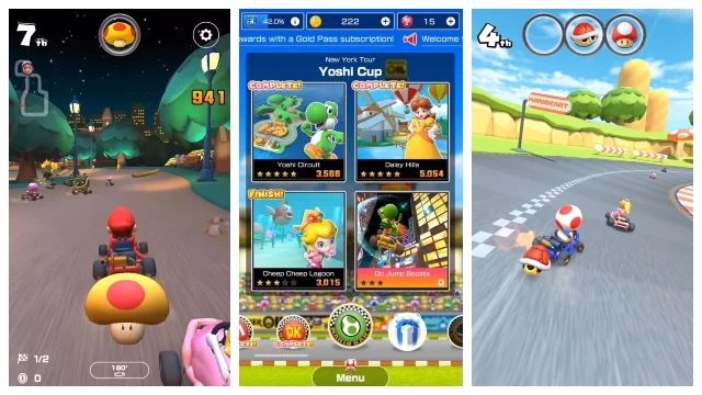 Mario Kart Tour landscape mode