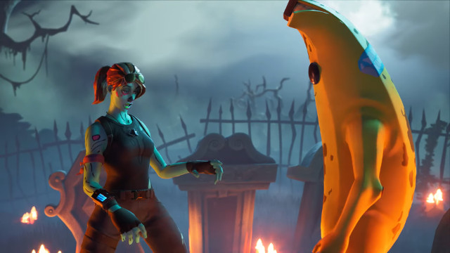 Fortnite Peely Halloween skin