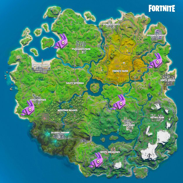 Fortnite EGO outposts