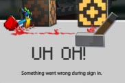 Minecraft Earth UH OH! Something went wrong during sign in