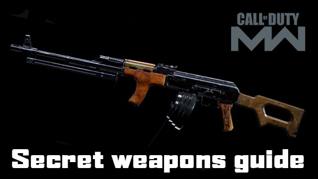 Modern Warfare secret weapons