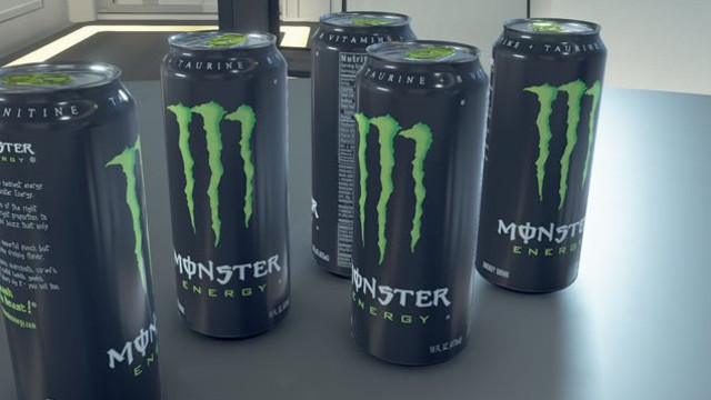 Monster Energy Stock Death Stranding cans