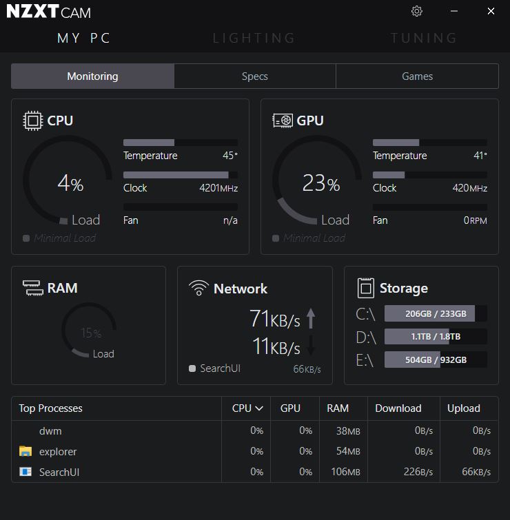 NZXT CAM 4.0