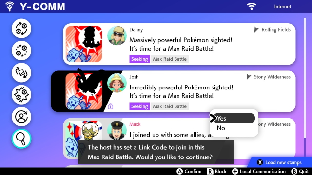 Pokemon Sword and Shield Locked Max Raids