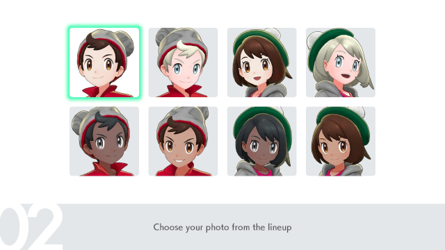 Pokemon Sword and Shield character portraits