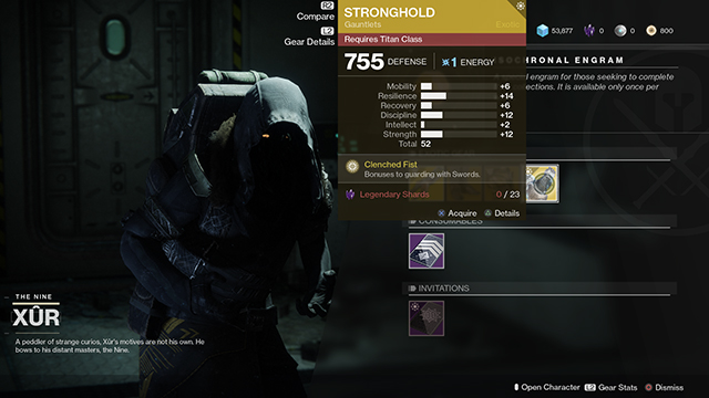 xur today