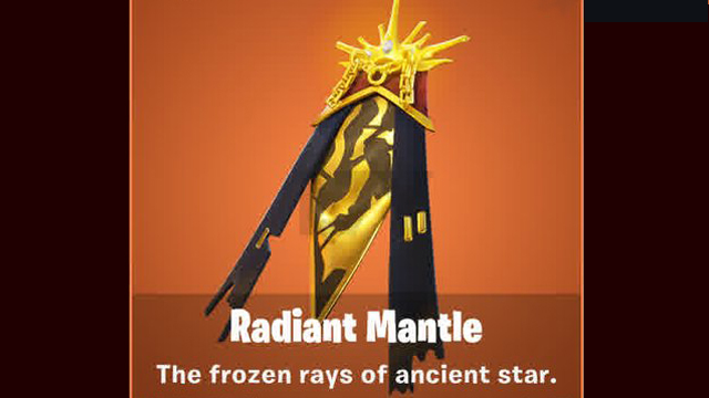 Radiant Mantle Back Bling Fortnite