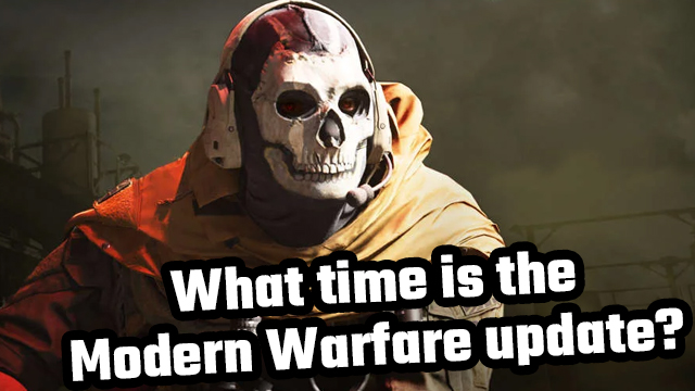 what time is modern warfare update