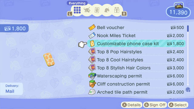 Animal Crossing: New Horizons Customizable Phone Case Kit