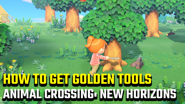 Animal Crossing: New Horizons golden tools