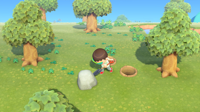 animal crossing new horizons farm iron nuggets