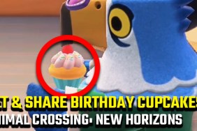 Animal Crossing: New Horizons Birthday Cupcakes