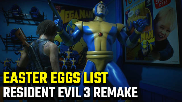 Resident Evil 3 remake Easter eggs list