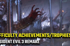 Resident Evil 3 remake difficulty Trophies and Achievements