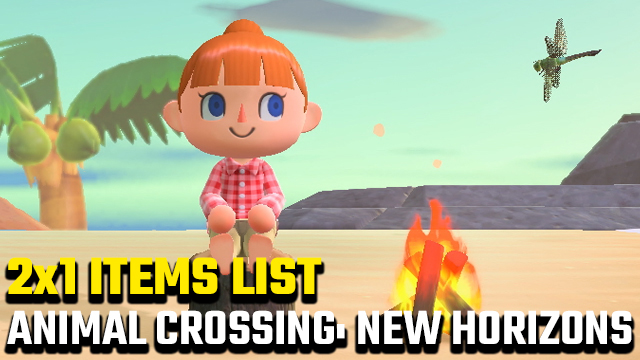 Animal Crossing New Horizons 2x1 Items