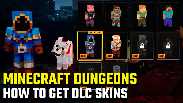 Minecraft Dungeons DLC skins
