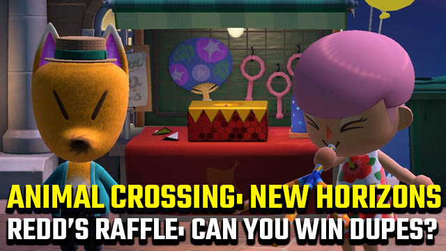 Animal Crossing: New Horizons Redd's Raffle duplicates