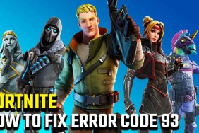 How to fix Fortnite Error Code 93