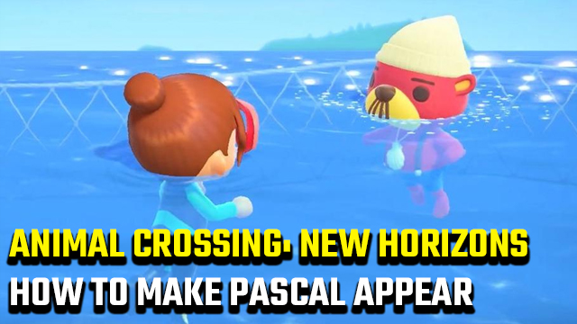 animal crossing new horizons how to make pascal appear