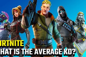 average KD ratio in Fortnite