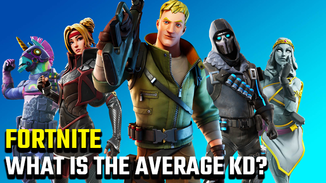 average KD ratio in Fortnite