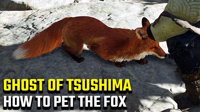 how do you pet the fox in ghost of tsushima