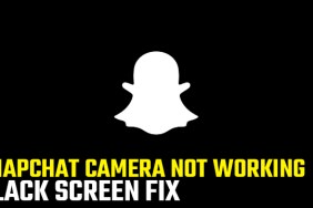 snapchat camera not working black screen fix