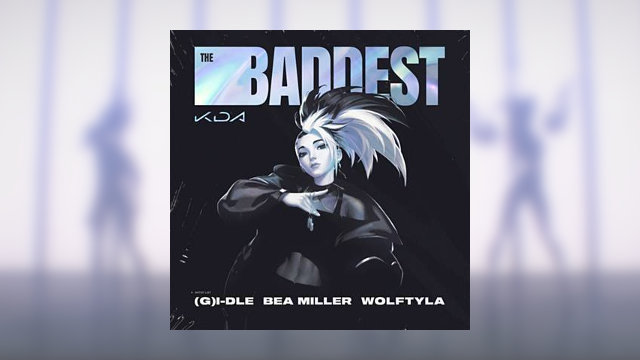 K/DA The Baddest song cover art