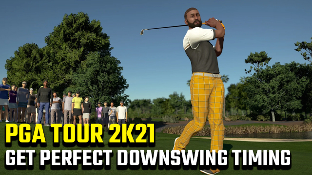 PGA TOUR 2K21 perfect downswing timing