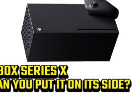 Can you put the Xbox Series X on its side