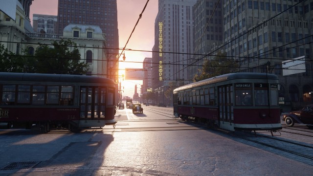 Cna you ride trains streetcars Mafia Definitive Edition