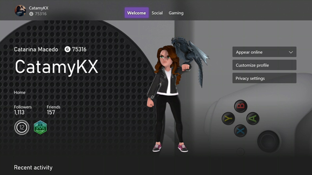 How to change profile theme on Xbox